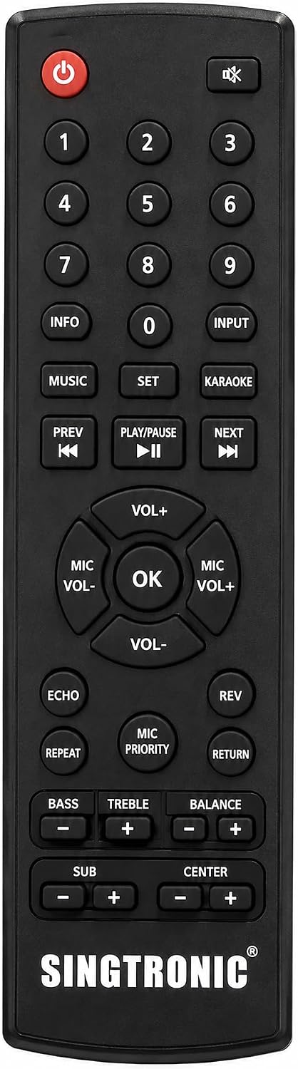 BT-0808Pro Portable 500W All in One Karaoke System, Free: 2 x Professionial Microphones
