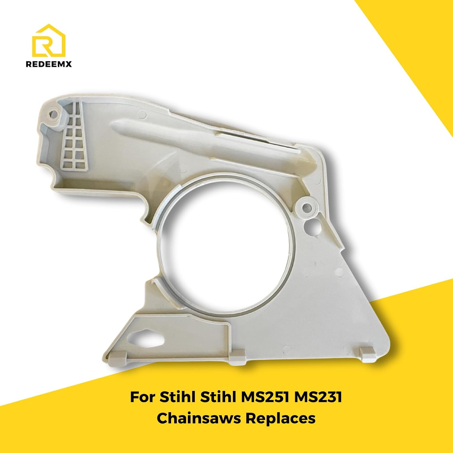 Chain Brake Side Cover Compatible with Stihl MS251 MS231 Chainsaws Replaces OEM #1143 021 1101 Clutch Sprocket End Cover with Chain Brake Segment