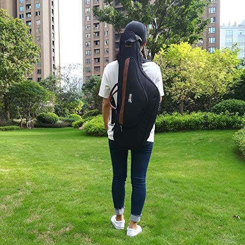 Tenor Saxophone Case Lightweight Soft Padded Bb Sax Gig Bag with Backpack Straps