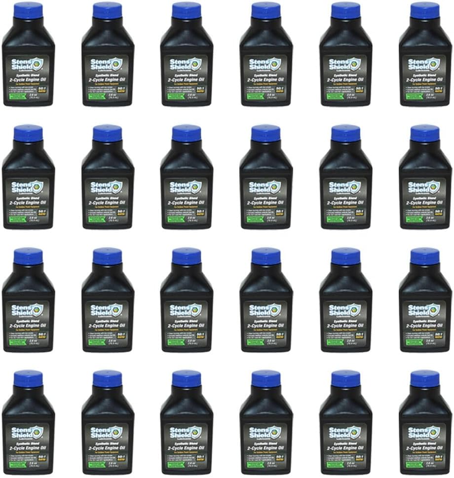 Fits Case of 24 2-Cycle Engine Oil 2.6 oz. Bottles 50:1 Synthetic Blend Mix