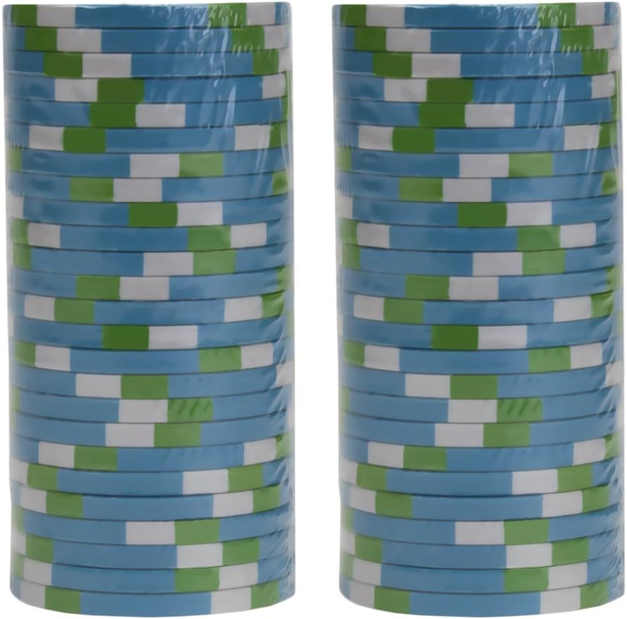Claysmith Gaming Pack of 50 Poker Knights Poker Chips, Heavyweight 13.5-gram Clay Composite
