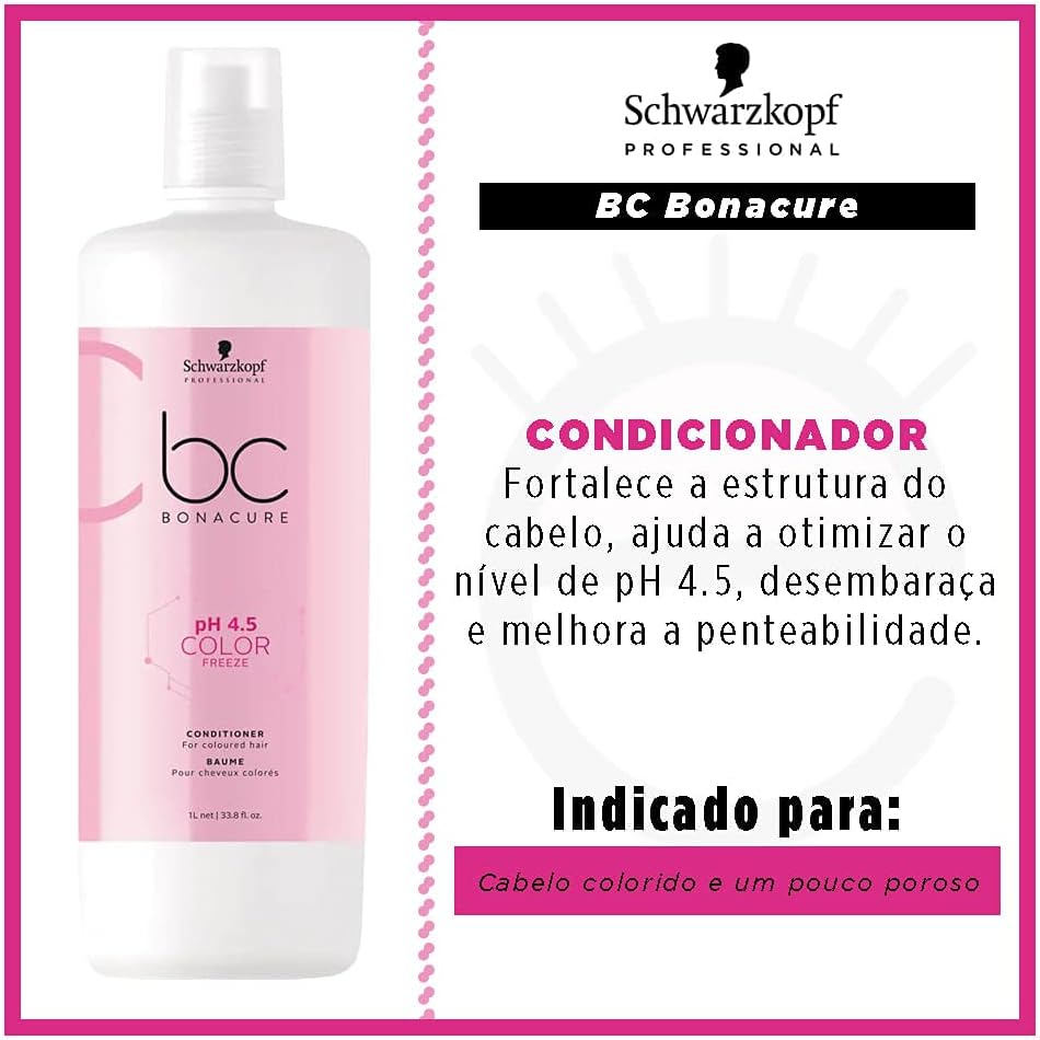 Schwarzkopf Professional Bonacure Color Freeze Conditioner pH 4.5, 1000 ml