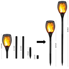 Gold Armour Solar Lights 43 inches long