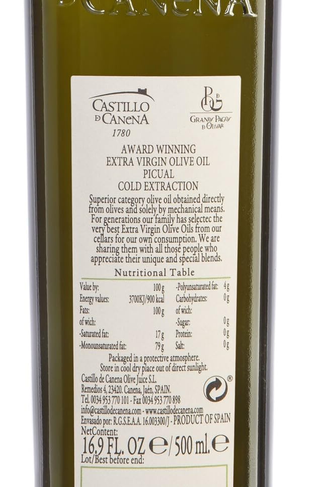Castillo de Canena Picual Olive Oil from Spain (17oz/500ml)