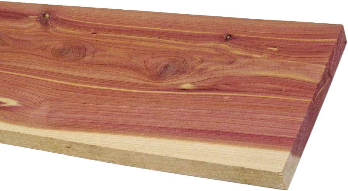 Woodchucks Wood All Eastern Red Cedar 3/4" Thick Boards - Box of 15-20 Pieces