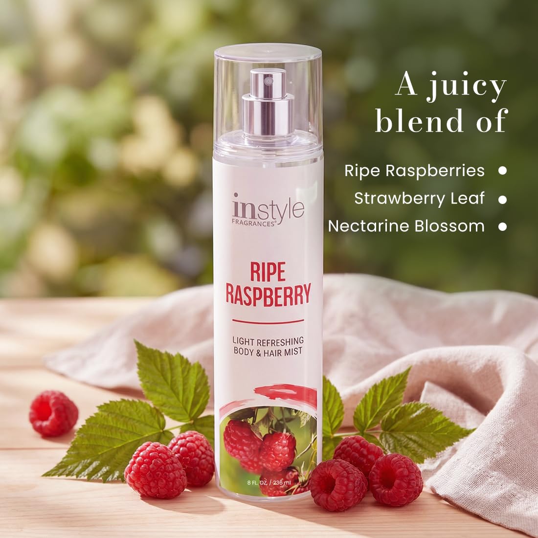 Instyle Fragrances Light Refreshing Body & Hair Mist, Tahitian Vanilla