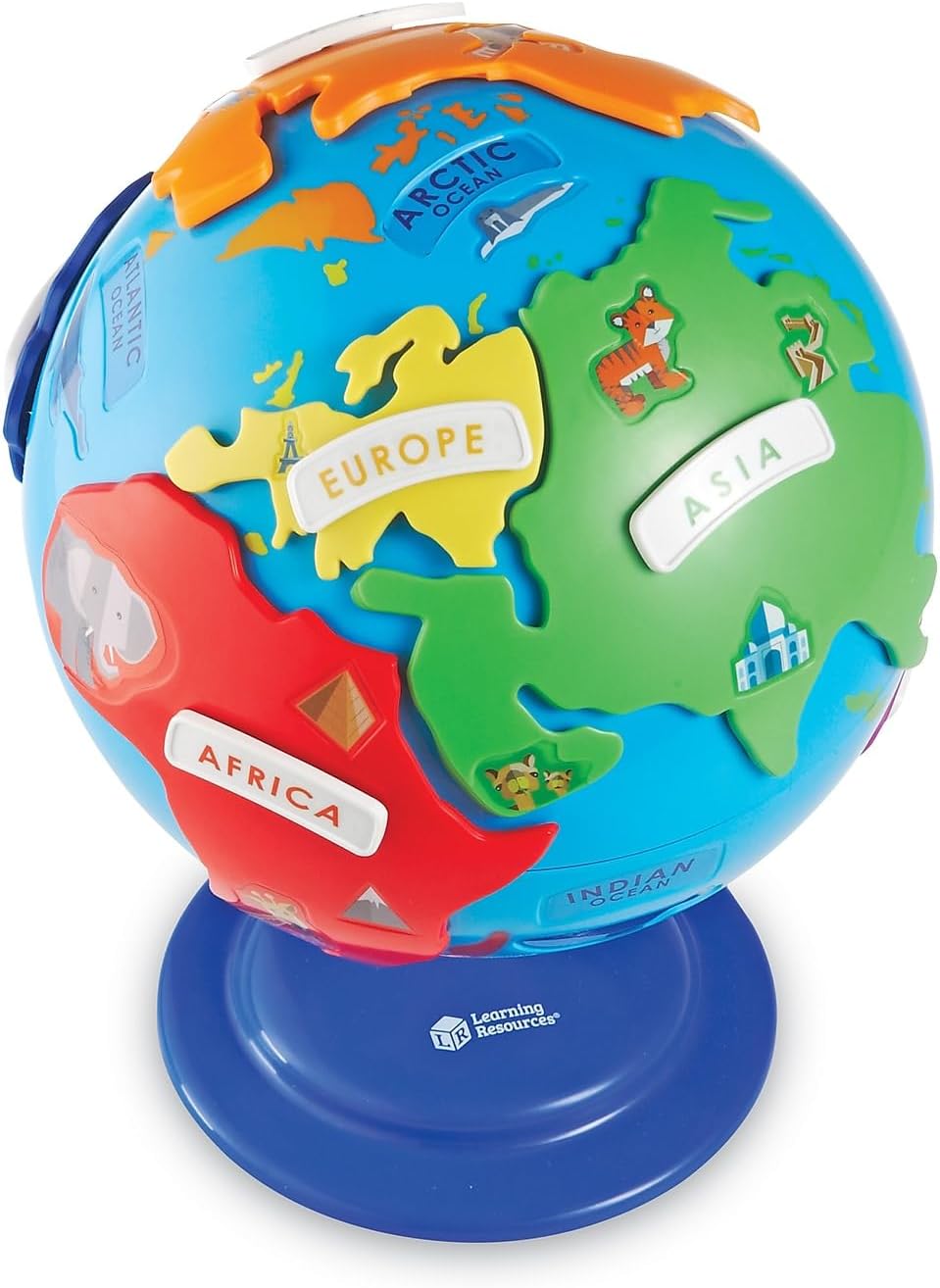 Learning Resources Puzzle Globe - Earth Montessori Toys, Preschool Classroom Must Haves, STEM World Puzzles, Educational Geography Games