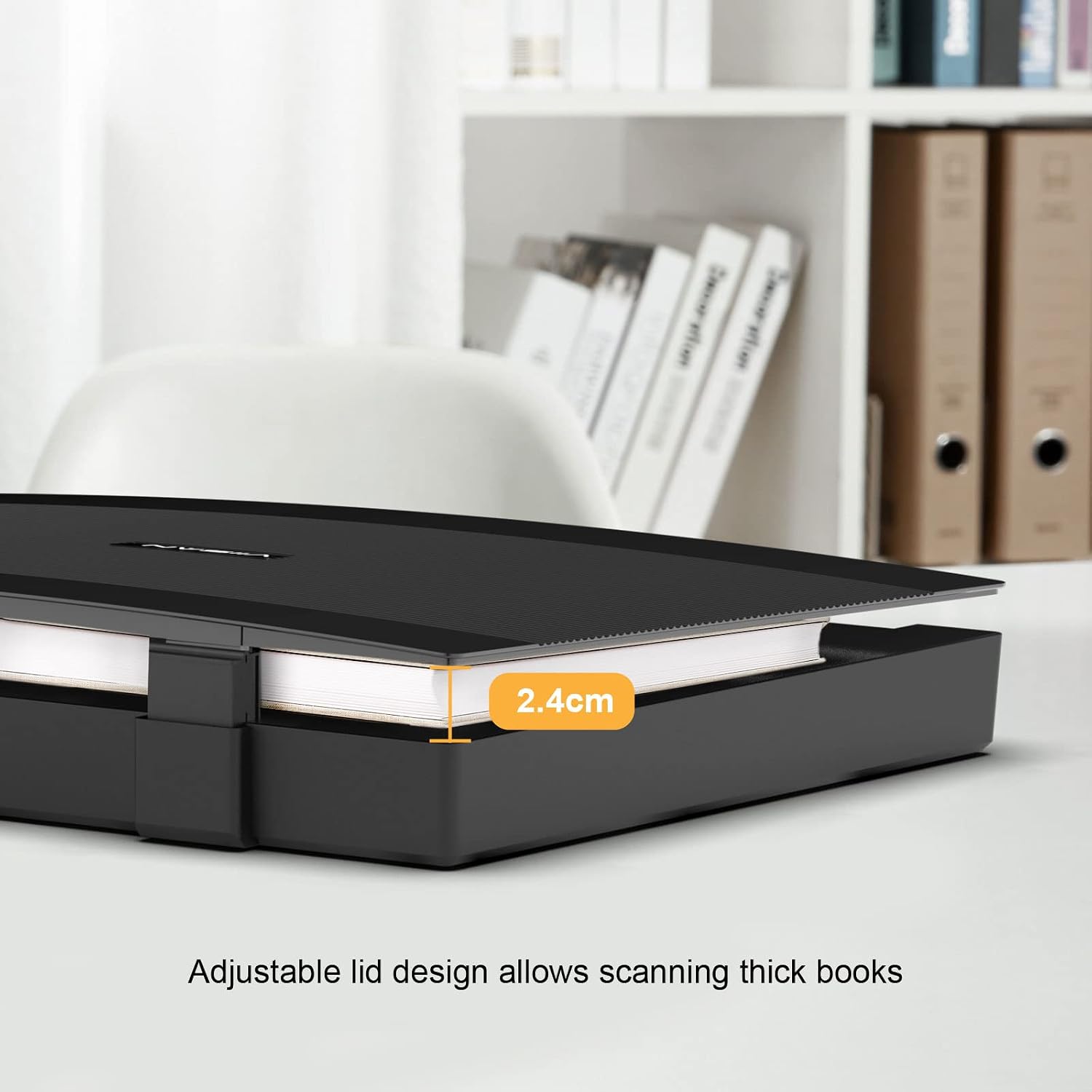 VIISAN 3120 A3 Flatbed Scanner, 1200 DPI, CIS Sensor, Scan 11.7" x 16.7" in 8 sec, Frameless, Auto-Scan, Document & Photo & Book Scanner