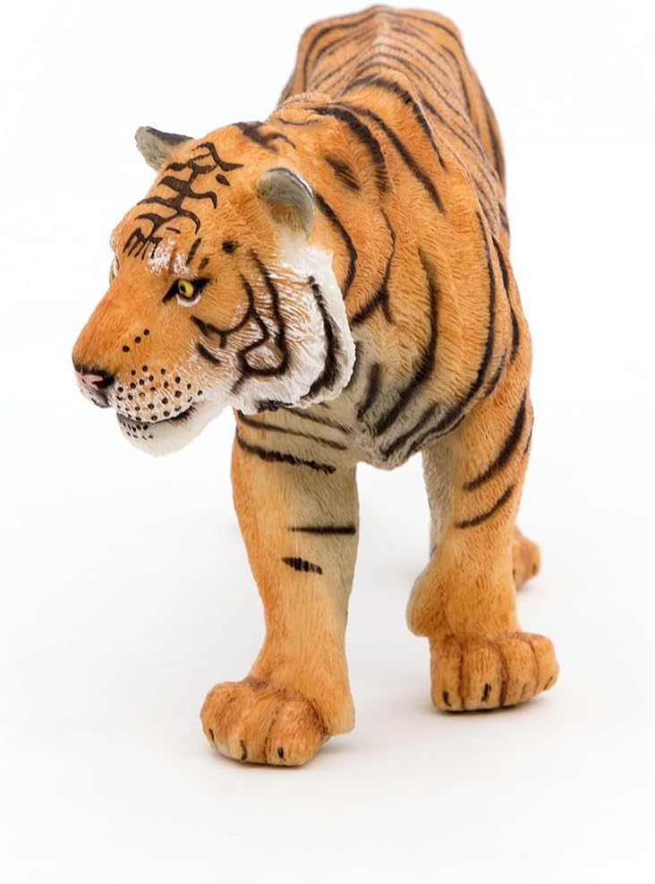Papo Realistic Tiger Figurine Toy, Wild Life Collection