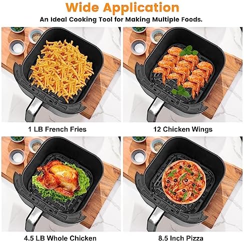 GXF Air Fryer Grill Pan for Instant Pot Vortex Plus 6 in 1 5.7QT 6 QT Gourmia GAF735 6 QT Air Fryer