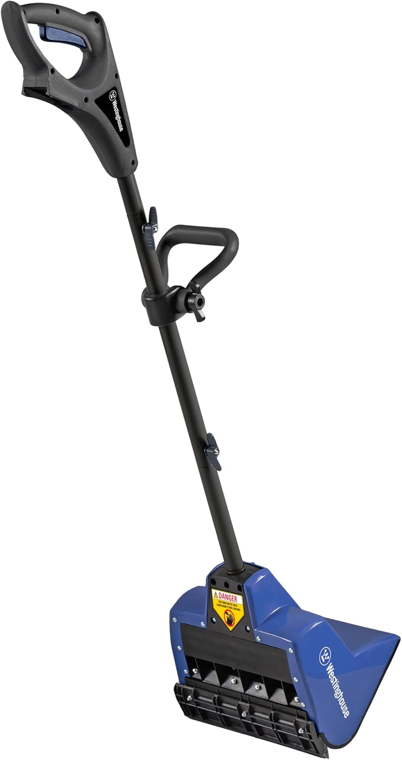 Westinghouse WSnow11S 24V Cordless Snow Shovel 11 Inch Kit, 24V 4Ah Battery, Fast Charger, Electric Snow Shovel with 20ft Throwing Distance, Plows 75lbs/min, Compatible with Snow Joe Batteries