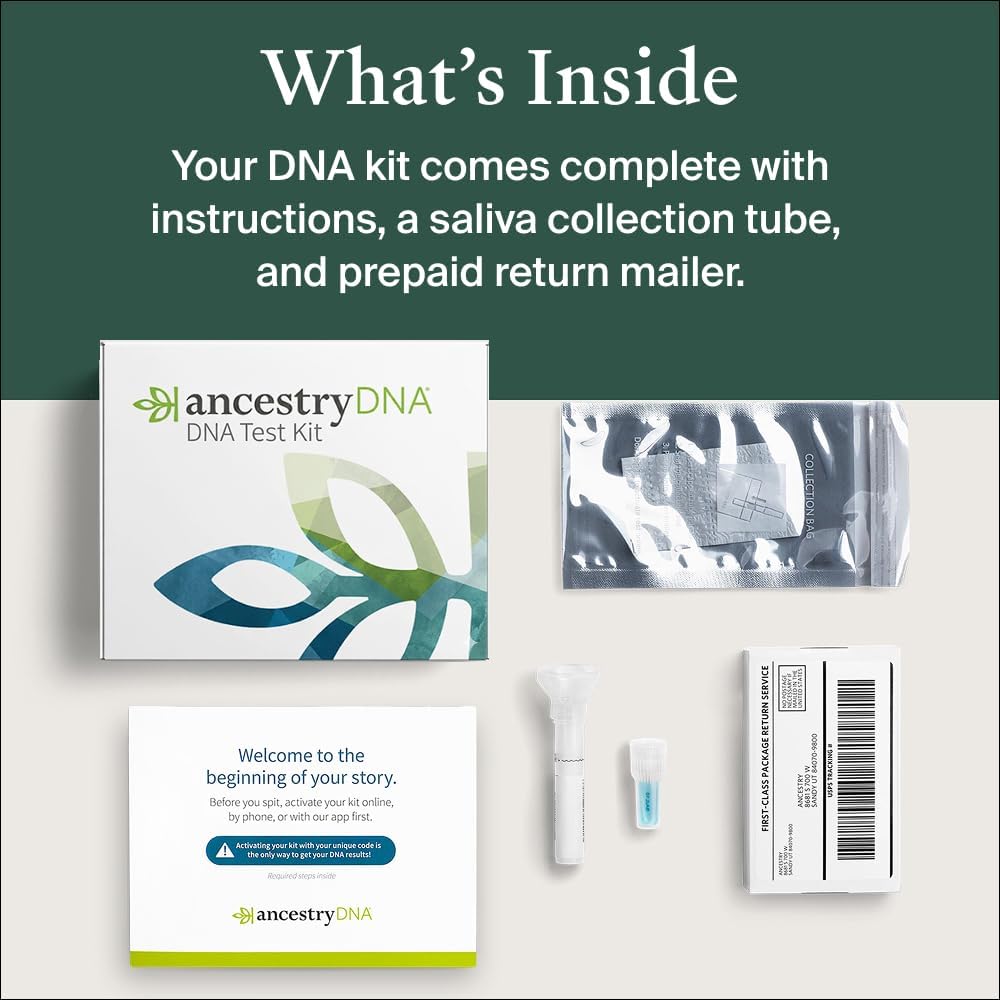 Personalized Genetic Results, DNA Ethnicity Test, Find Relatives, Heritage, Origins & Ethnicities, Family History, Complete DNA Test