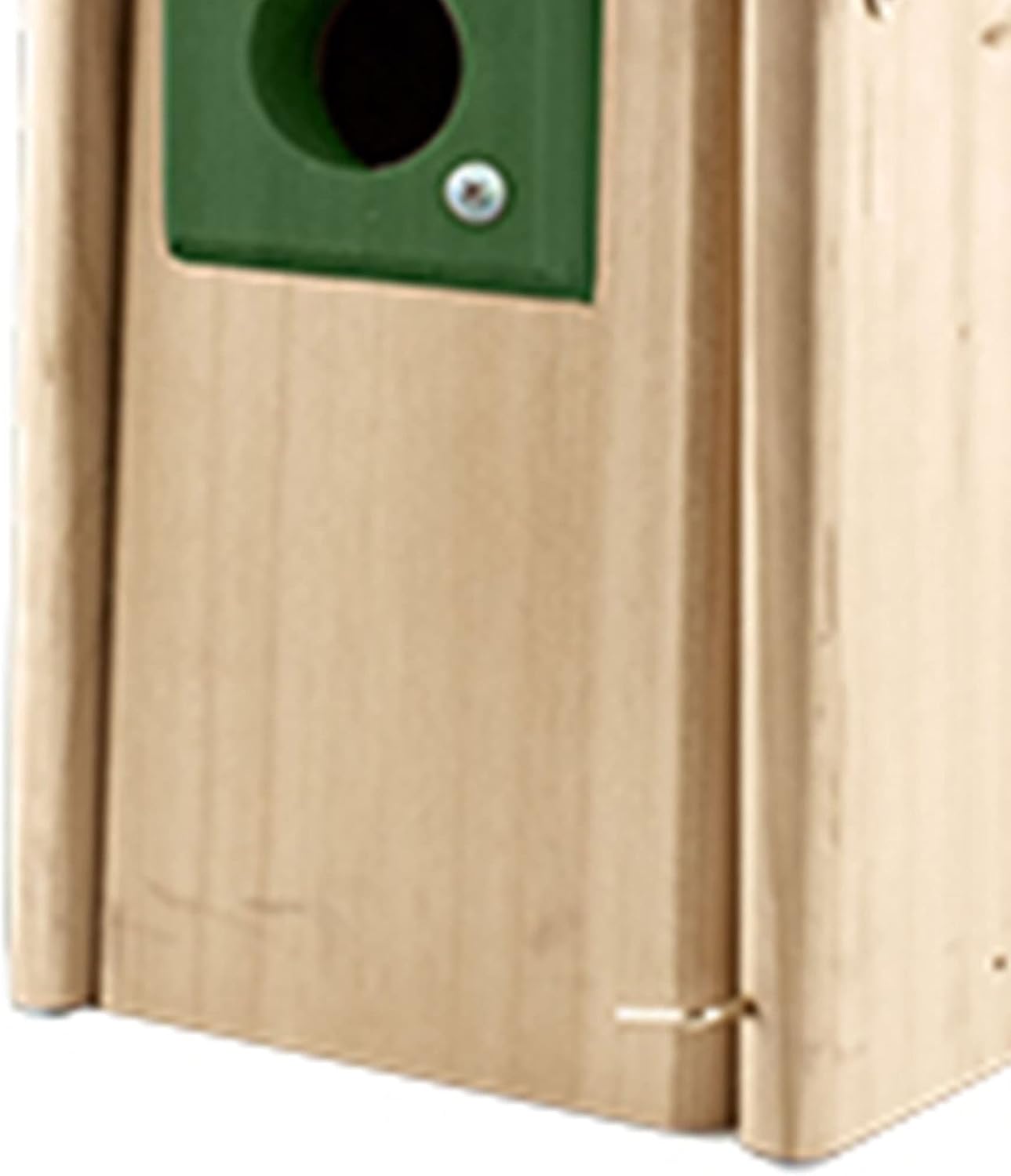 Woodlink Outdoor Bluebird Weather Resistant Natural Cedar Nesting Bird House Box with Predator Guard, Easy Open Latch, and Metal Roof