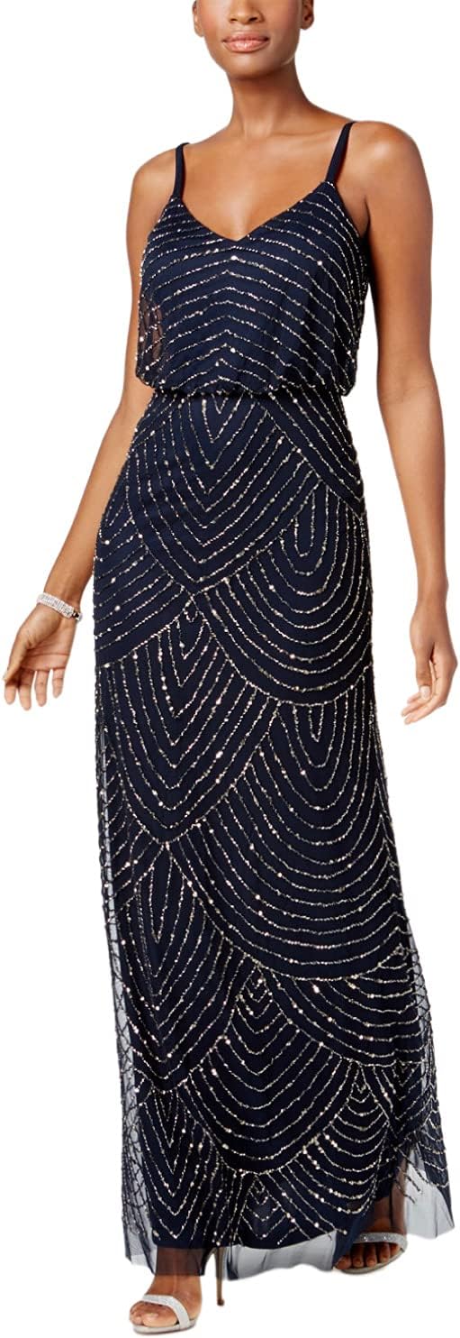 Adrianna Papell Women's Long Blouson Dress