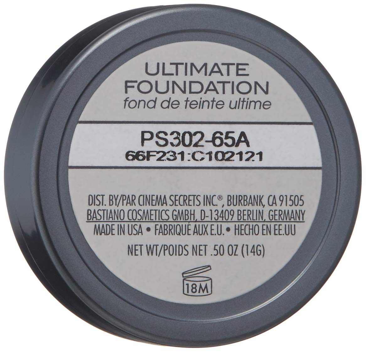 Ultimate Foundation in Medium-Deep Beige-Pink Undertones, 500B Series by cinemasecrets