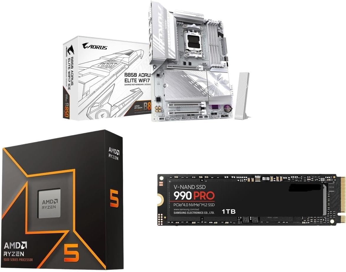 NEWEGG Motherboard CPU Memory Combo - B550M Micro ATX Motherboard Bundle with Ryzen 5 5500 6-Core 3.6 GHz CPU and 16GB (2 x 8GB) 288-Pin PC RAM DDR4 3600 Desktop Memory