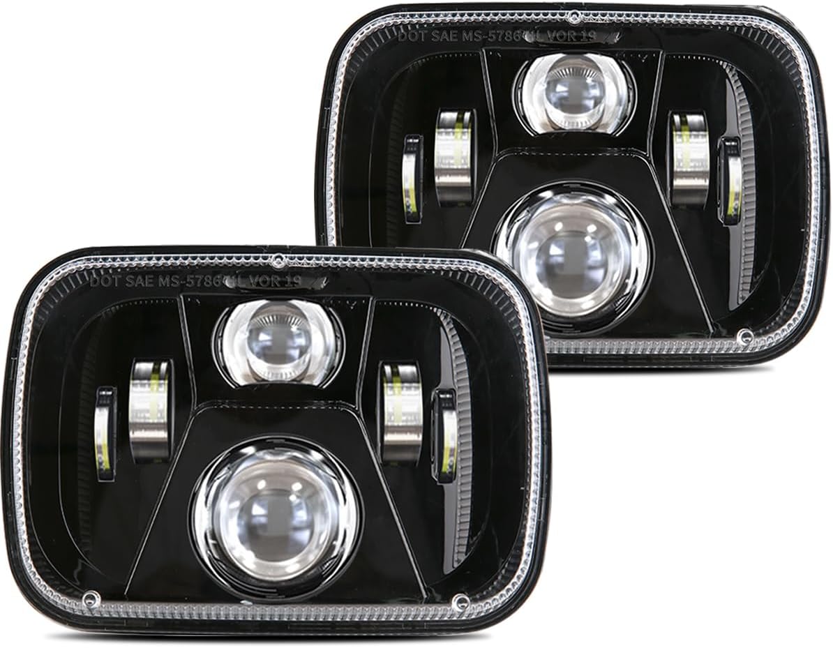 5x7 7x6 inch LED Headlights