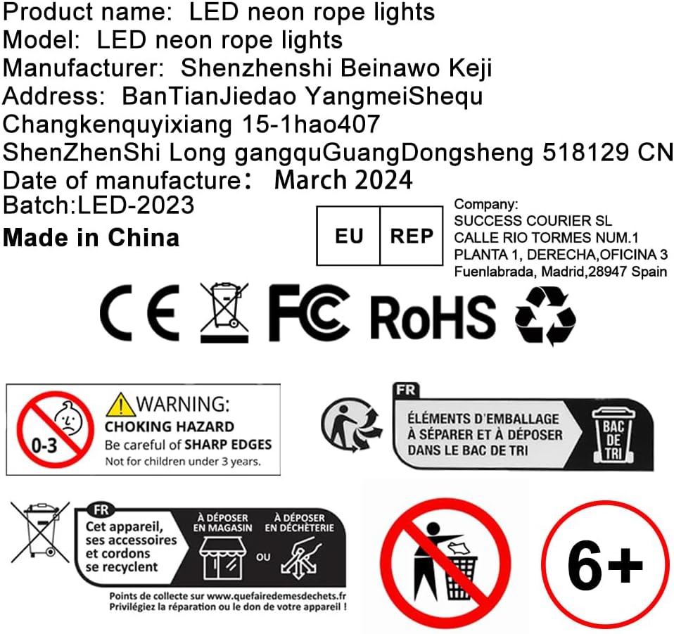 100ft Led Strip Lights, Long Smart Led Light Strips Music Sync 5050 RGB Color Changing Rope Lights