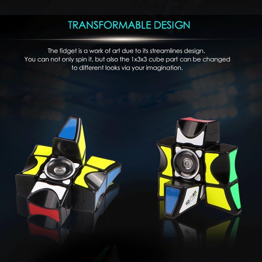 D-FantiX Fidget Spinners Cube, 1x3x3 Floppy Cube Puzzle Fidget Spinner Anti-Anxiety Fidget Toys for Kids Adults