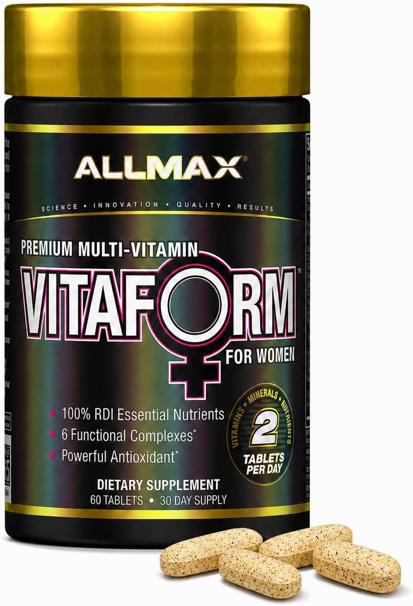 ALLMAX Vitaform Multivitamin Tablets for Women, 60 Count