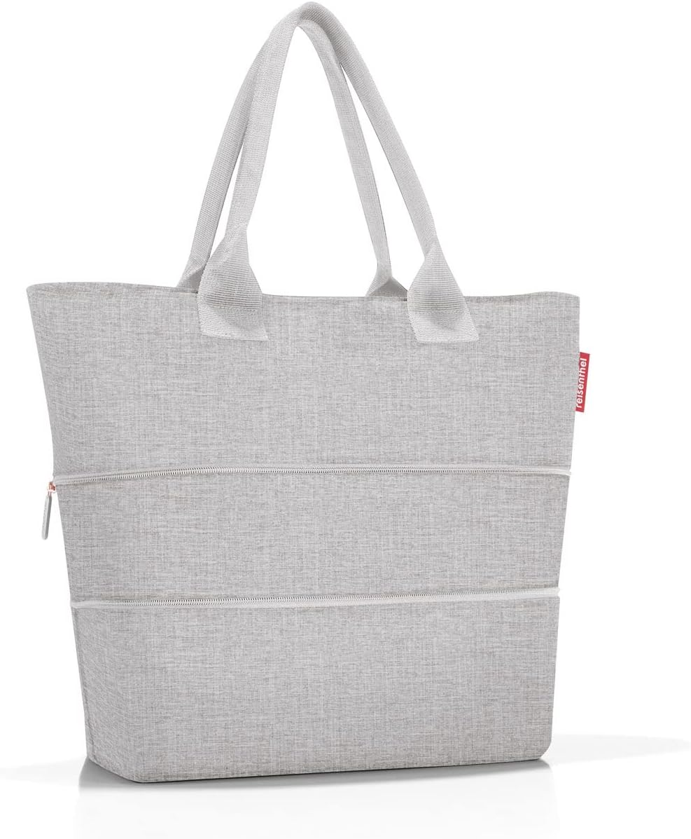 reisenthel shopper e1 - Large capacity and expandable bag made of water repellent and recycled polyester fabric