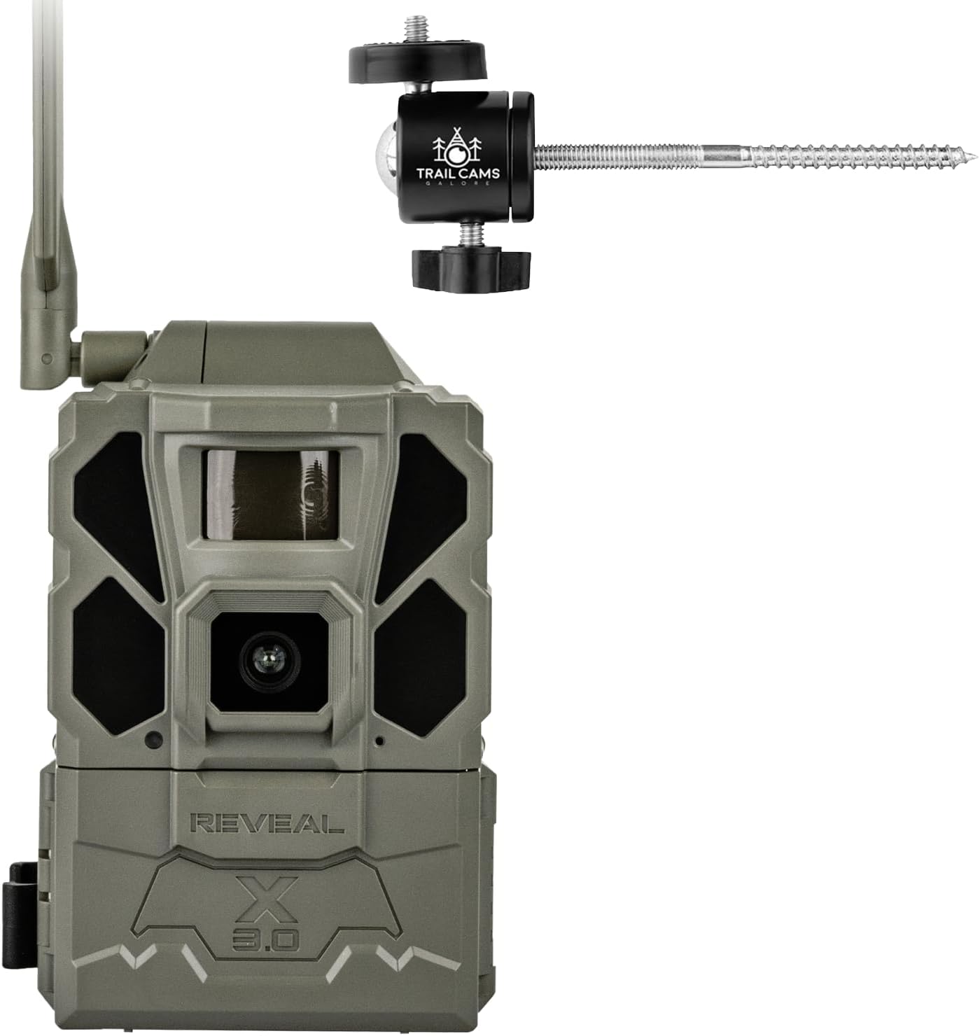 TACTACAM Reveal X Gen 3.0 Cellular Trail Camera - Multi Carrier, HD Photos & Videos, Pre-Installed Antenna, Built-in GPS, Best Battery Life
