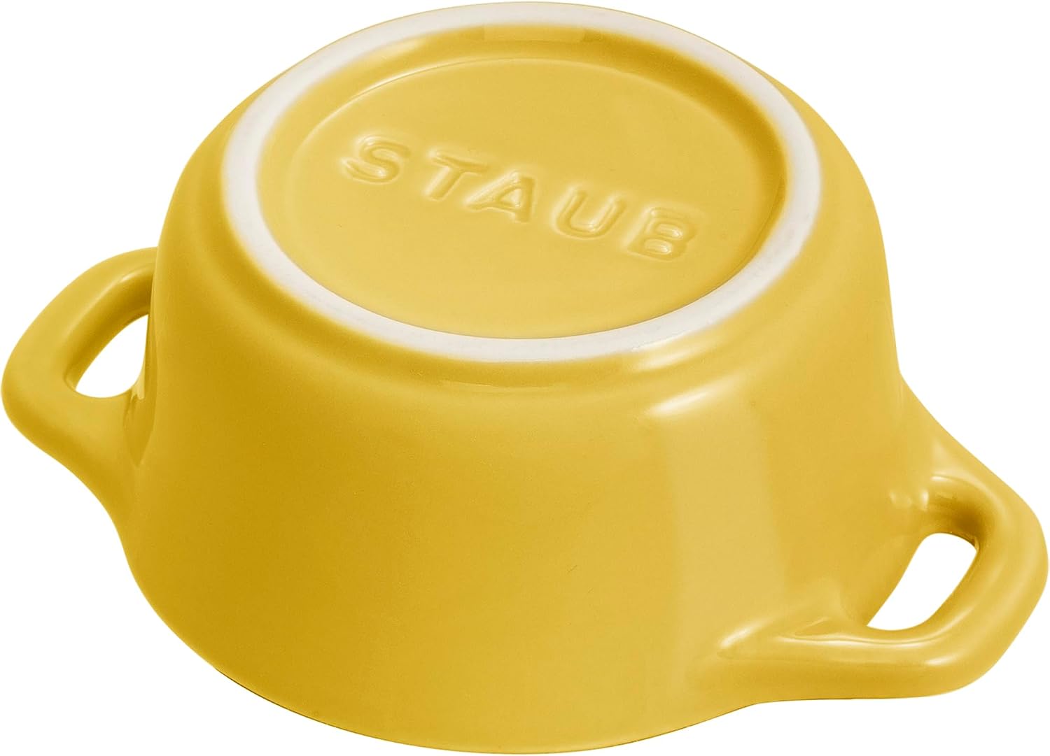 STAUB Ceramic Dutch Oven 3-piece Mini Round Cocotte, Dark Blue