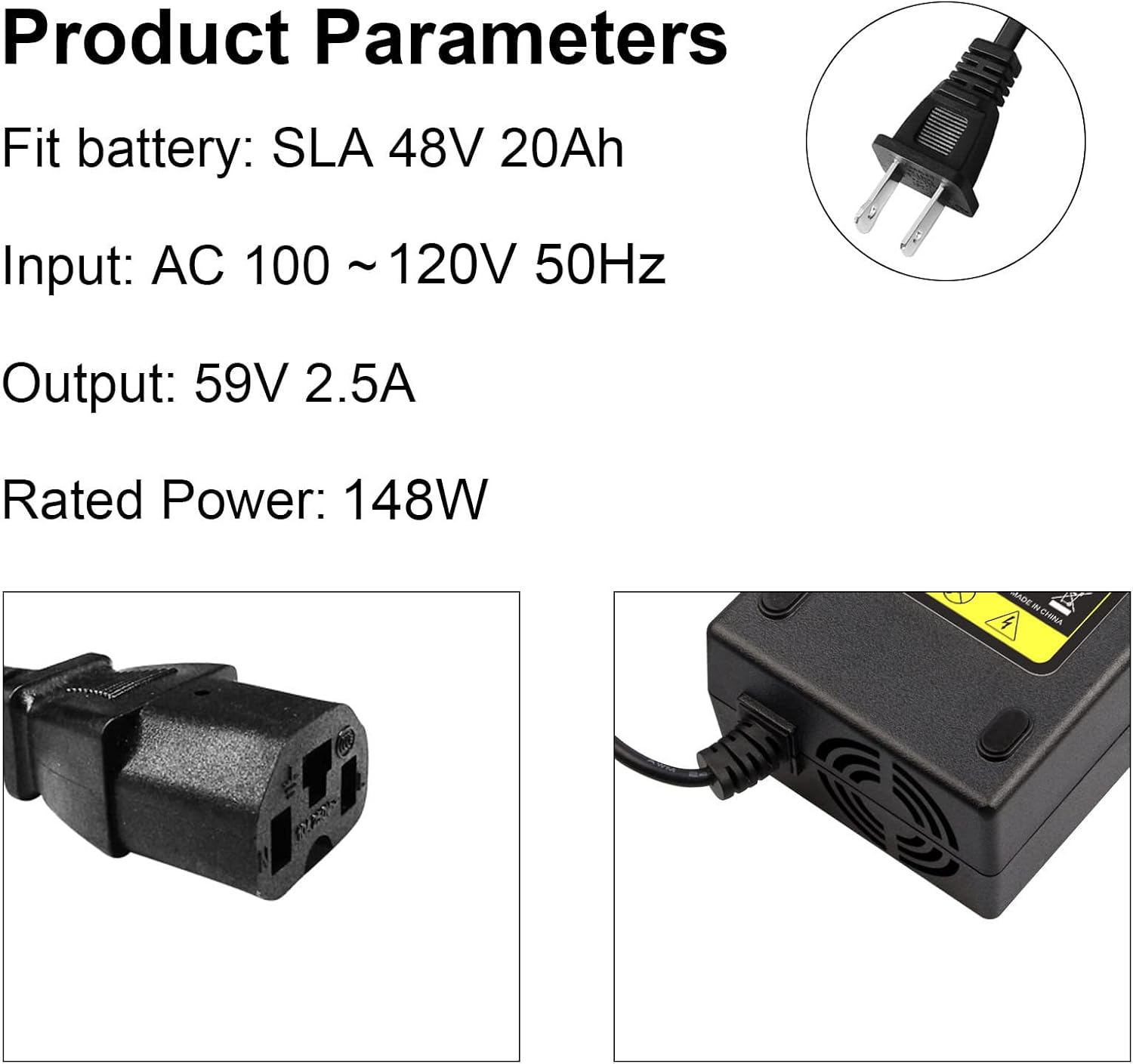 TREE.NB 60W Scooter Battery Charger for LASHOUT Electric Bike, 29.4V 2A Lithium Charger Compatible with Jazzy Power Chair,Pride Hoveround Mobility,Schwinn S300 S350 S400 S500 Ezip 400 Mountain Trailz