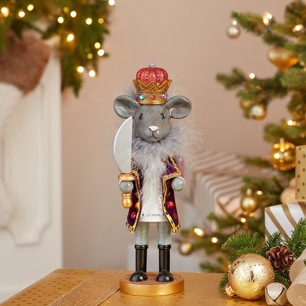 Hollywood Nutcrackers Kurt Adler Hollywood Mouse King Nutcracker, 12-Inch
