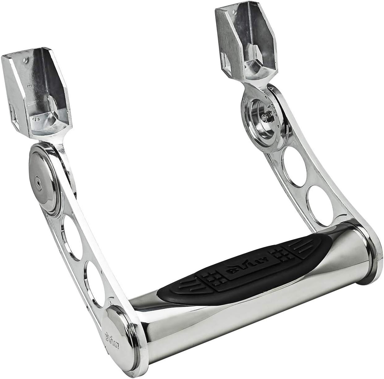 Bully AS-500S Polished Stainless Adjustable Side Step, Single | Universal fit truck running board for Chevy, Ford, Toyota, GMC, Dodge RAM and Jeep