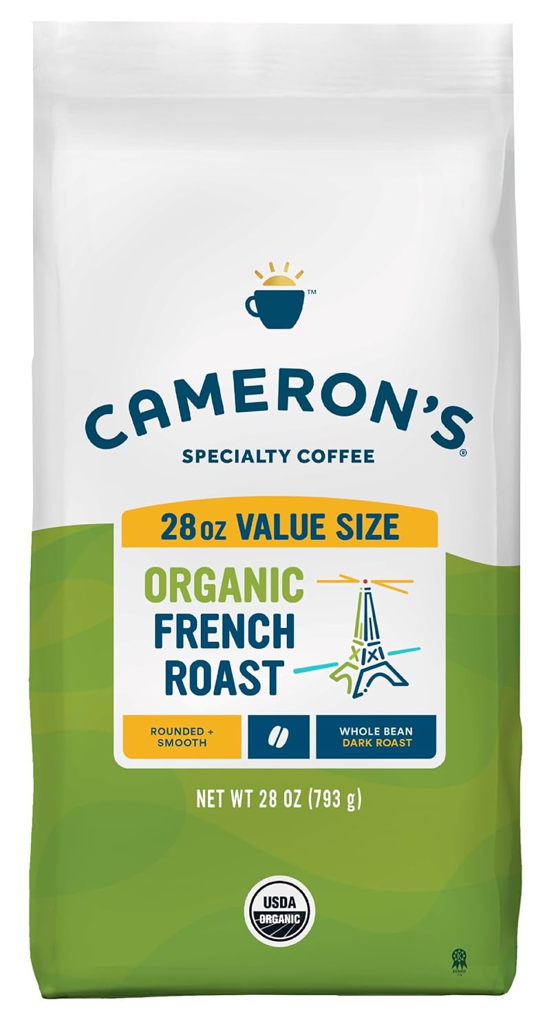 Cameron's Coffee Roasted Whole Bean Coffee, Flavored, Vanilla Hazelnut, 4 Pound