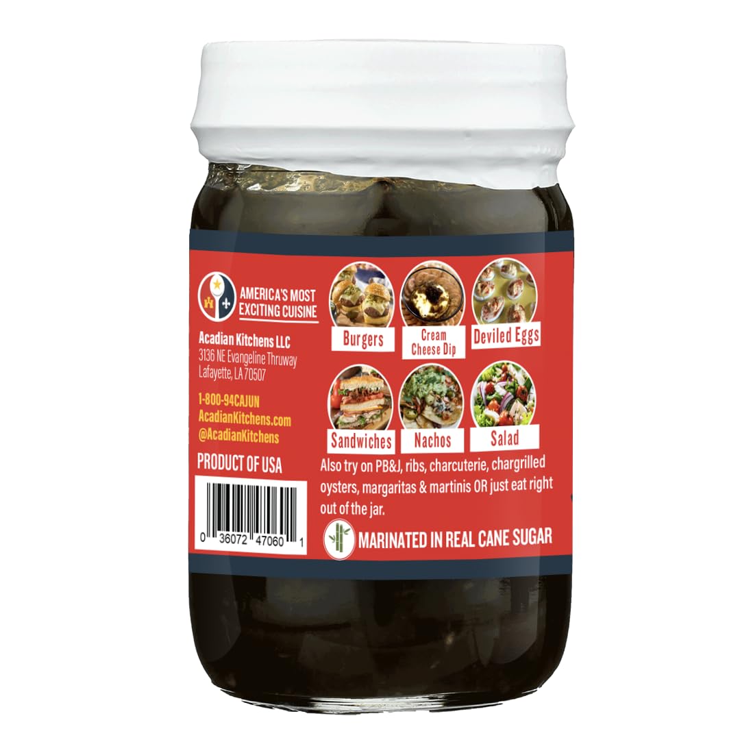 Ragin' Cajun Candied Jalapeno Slices, 12 fl oz - Pack of 2