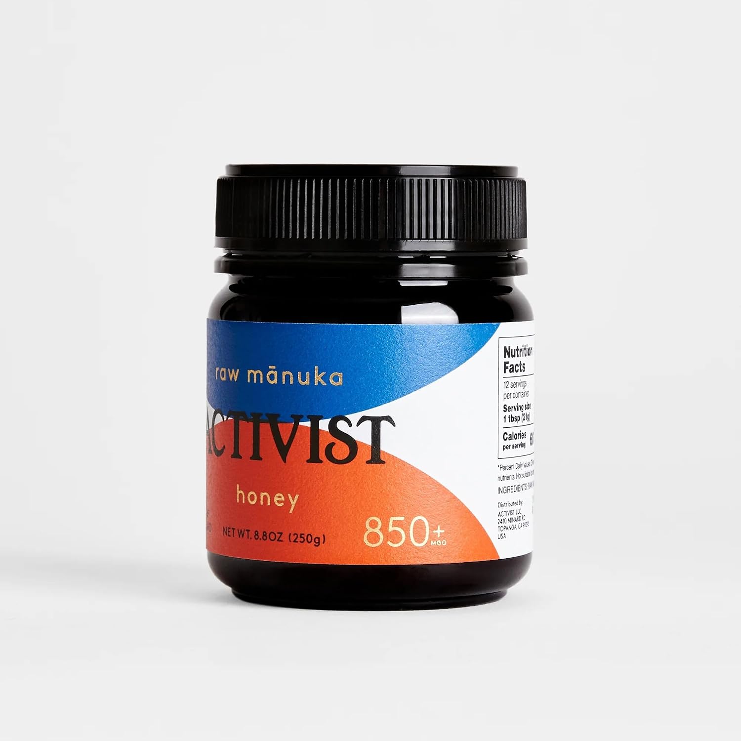 ACTIVIST - 850+ MGO Raw Manuka Honey (8.8 oz| 250 g)