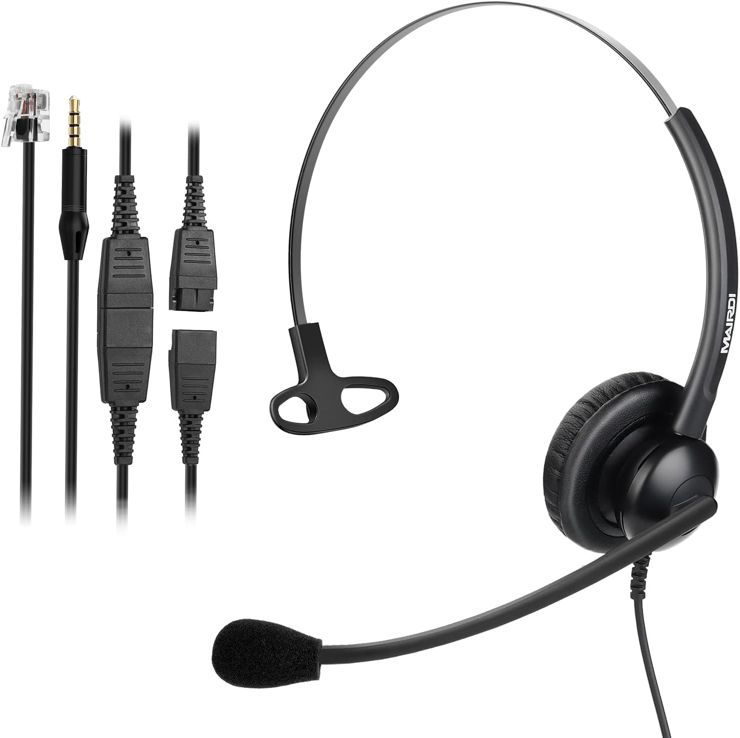 MAIRDI Telephone Headset with Microphone Noise Canceling