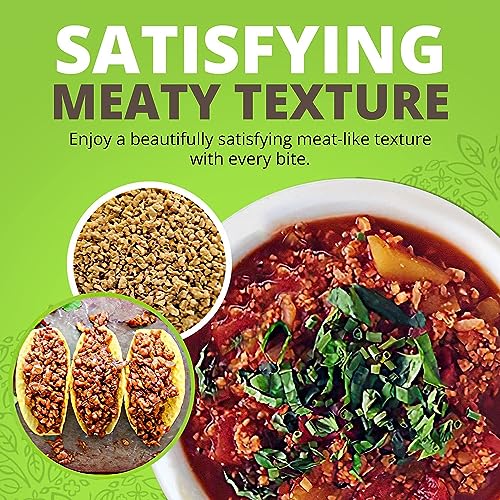 Plant Basics - Hearty Plant Protein - Unflavored Ground, 1 lb (Pack of 6), Non-GMO, Gluten Free, Low Fat, Low Sodium, Vegan, Meat Substitute
