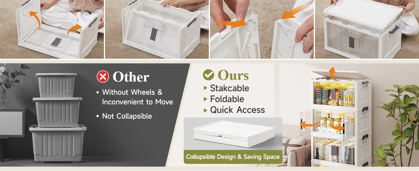 storage bins with lids