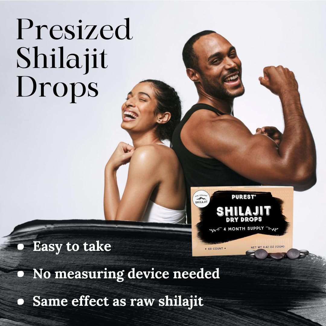 Pure Himalayan Shilajit | 100% Pure Natural Shilajit Grade A Max Potency 85+ Trace Minerals & Fulvic Acid | 3rd Party US Lab Tested | Altai Tablets