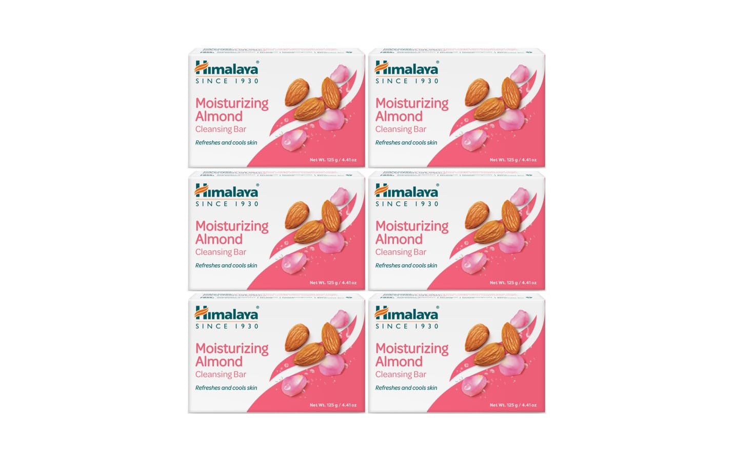 Himalaya Cleansing Bar Soap Variety Pack, Bath Soap Bars, 4.41 oz,12 Pack