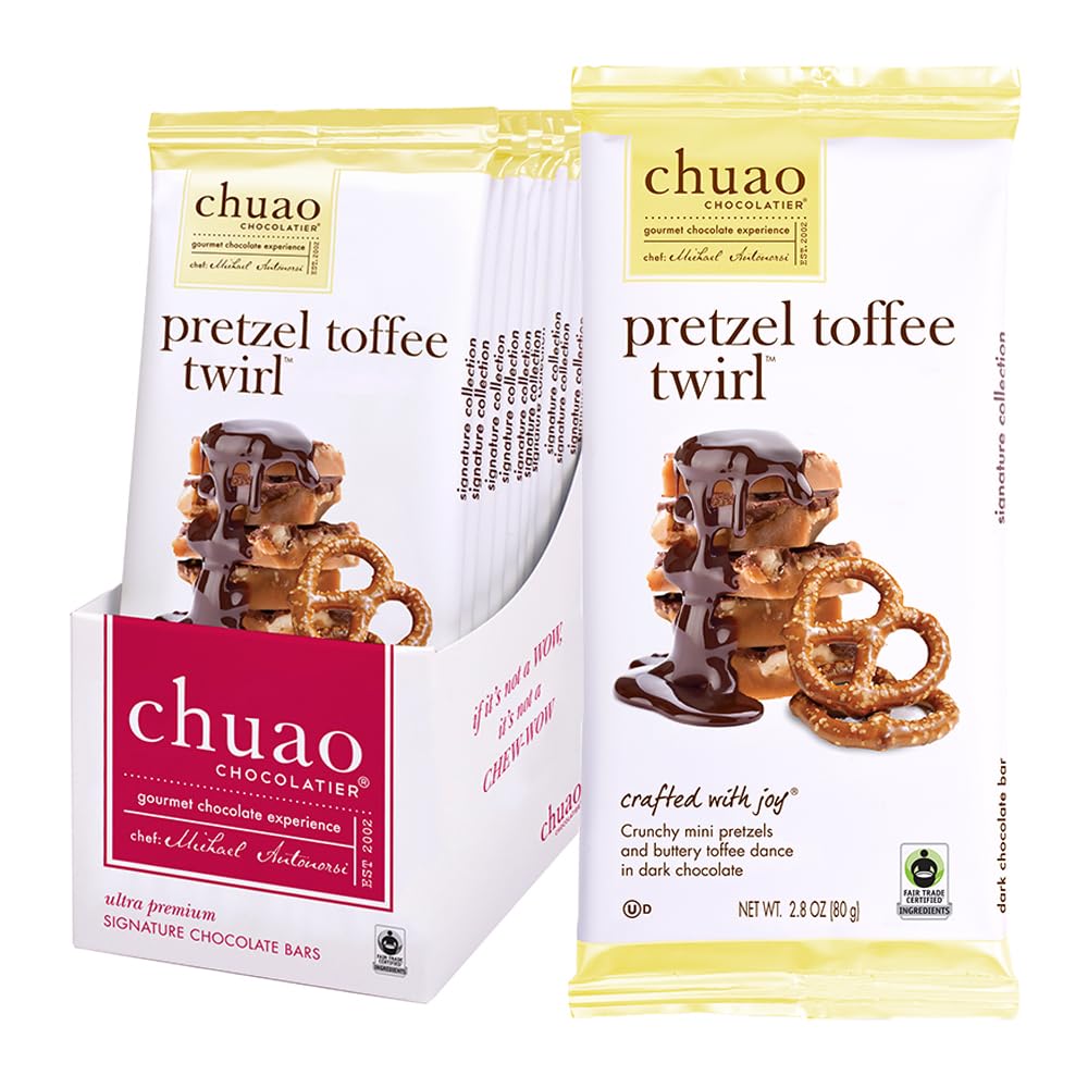 Chuao Chocolatier Ravishing Rocky Road Milk Chocolate Bars | Gourmet Almond Vegan Marshmallows Artisan No Preservatives | 10 Pack (2.8 oz each)