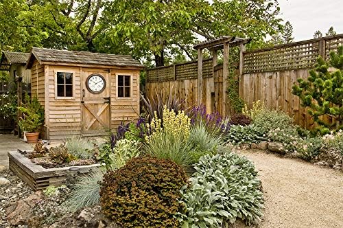 Craftsman 18 inch Copper Petina Outdoor Clock Thermometer Combo Patio Water
