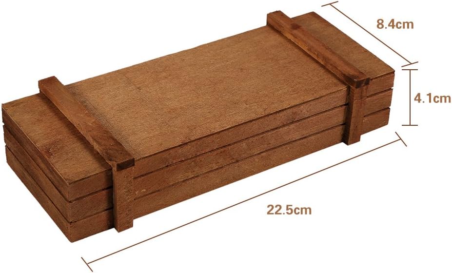 Wooden Plant Seeds Box, 2 Colors Randomly Indoor Outdoor Windowsill Kitchen Garden/Flower Planter Trough (3Pcs)
