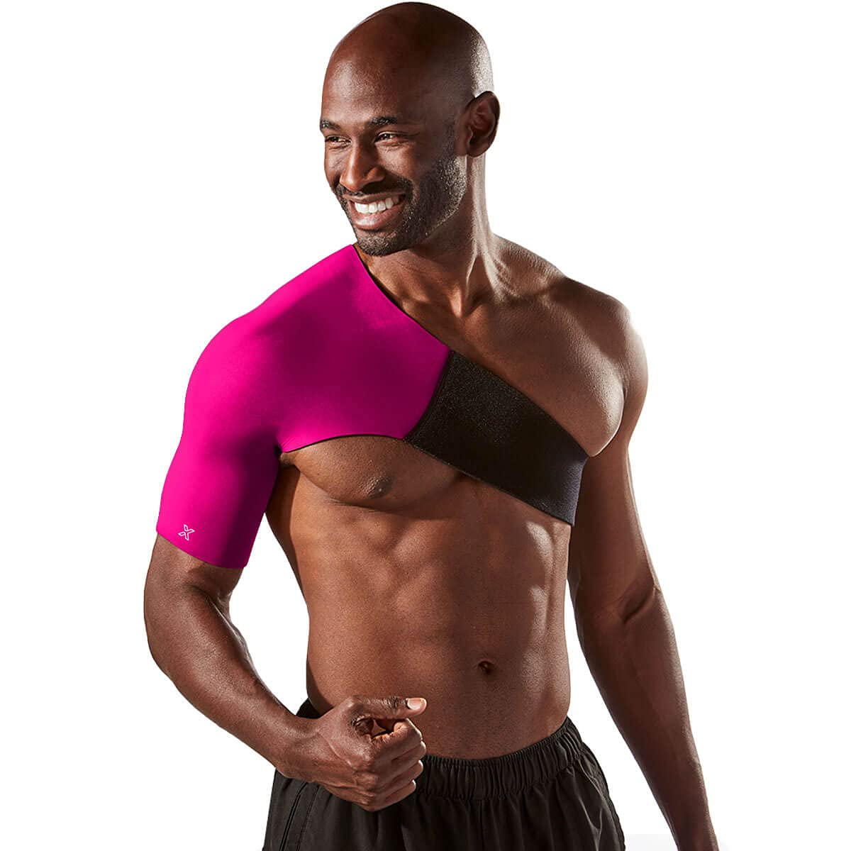 Adjustable Shoulder Support Brace for Rotator Cuff Relief, Frozen Shoulder, Tendonitis, AC Joint Pain - Rotator Cuff Support Brace (Right, Black, Medium)