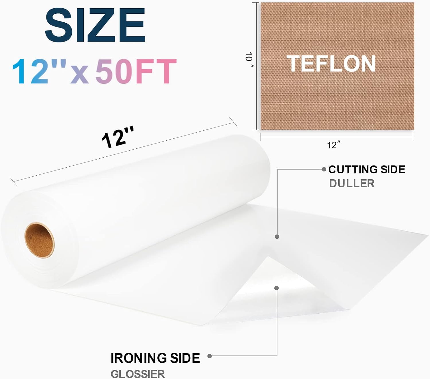 XSEINO HTV Heat Transfer Vinyl for T-Shirts 12"x10" -13Pack Perfect Iron On Vinyl for Cricut