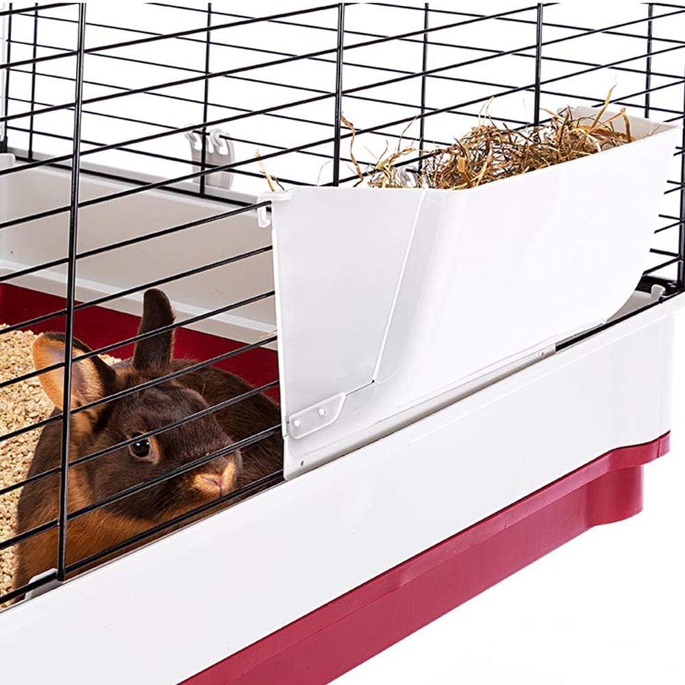 Ferplast Krolik Green Rabbit Cage Deluxe | Rabbit Cage Includes All Accessories & Measures 39.4L x 23.6W x 19.7H & Includes All Accessories | 1-Year Manufacturer's Warranty
