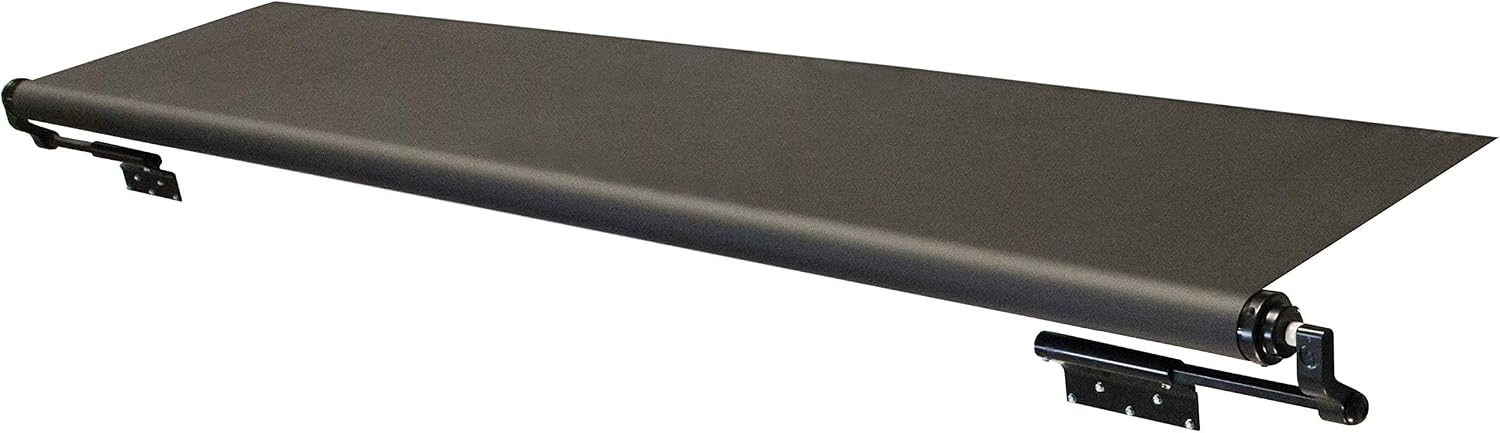 Solera 5000 Series Black Slide Topper RV Slide-Out Awning 7' (6'7" Fabric) 13.5 oz Vinyl Leak-Proof, 48" Extension, Roof, Sidewall Protection
