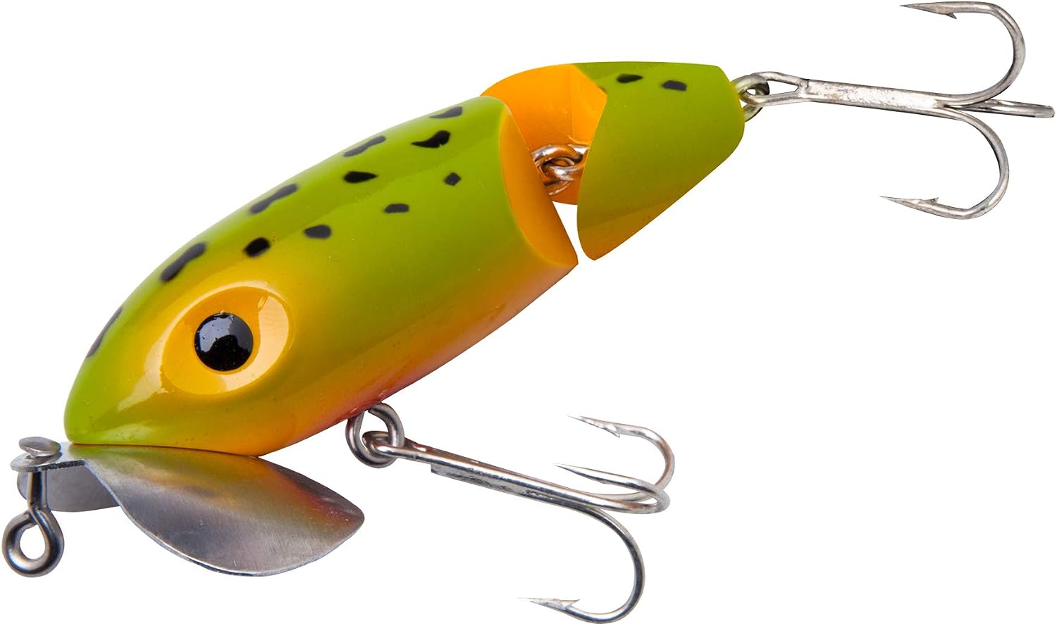Arbogast Jitterbug Topwater Bass Fishing Lure - Excellent for Night Fishing