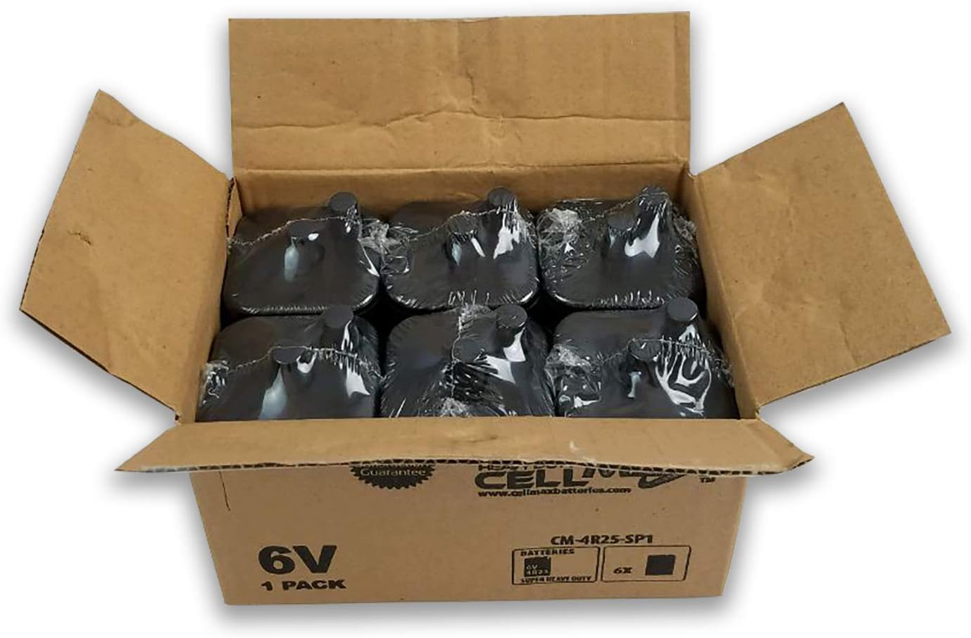 6-Volt Super Heavy Duty, Lantern Battery - 6 Pack