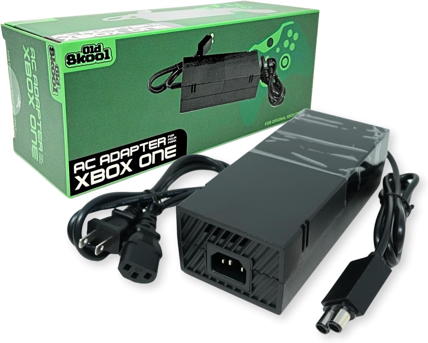 Old Skool Ac Adapter Power Supply Cord Compatible with Xbox One | For Xbox One, Power Supply