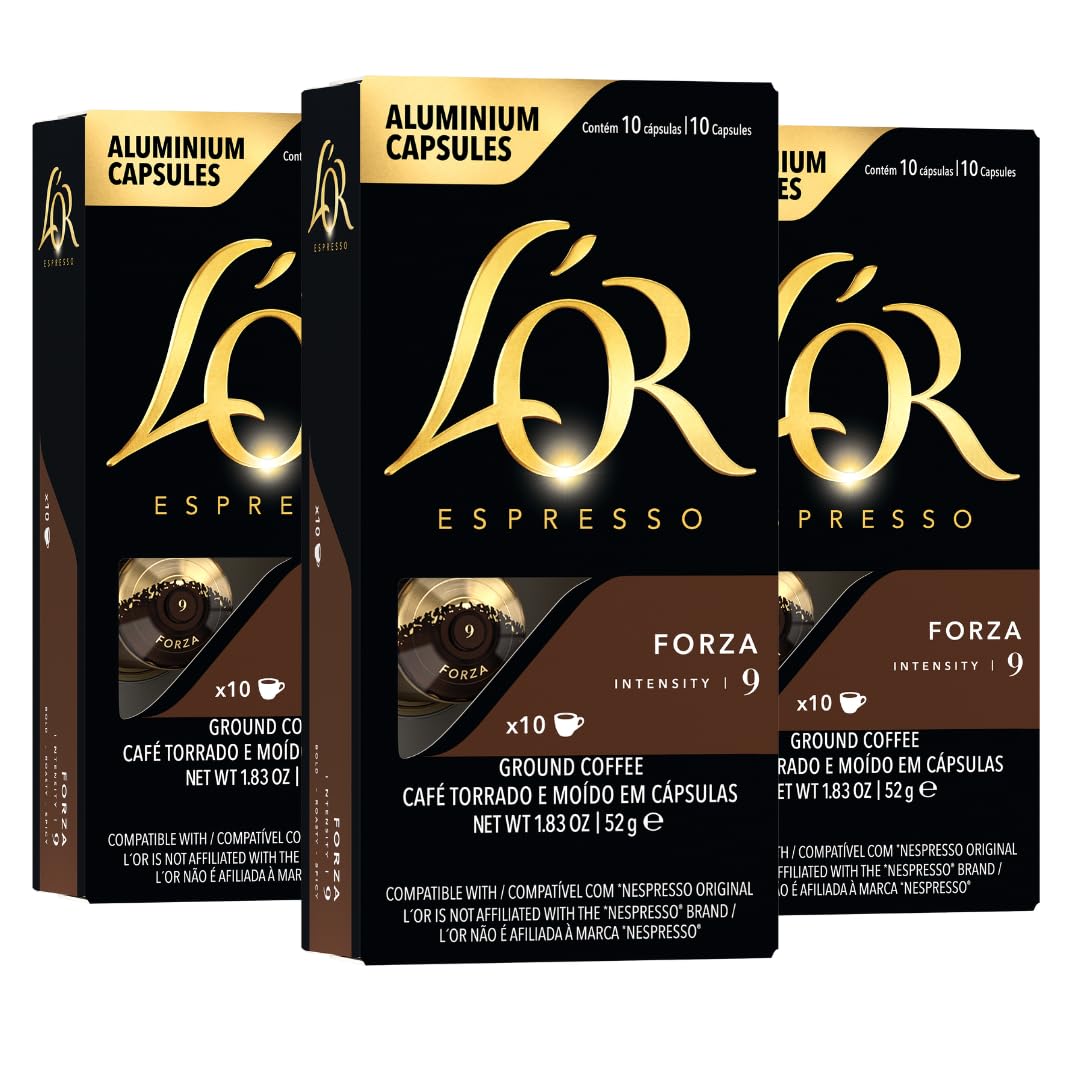 L'OR Espresso Capsules, Medium Roast, Chocolate, 10 Capsules