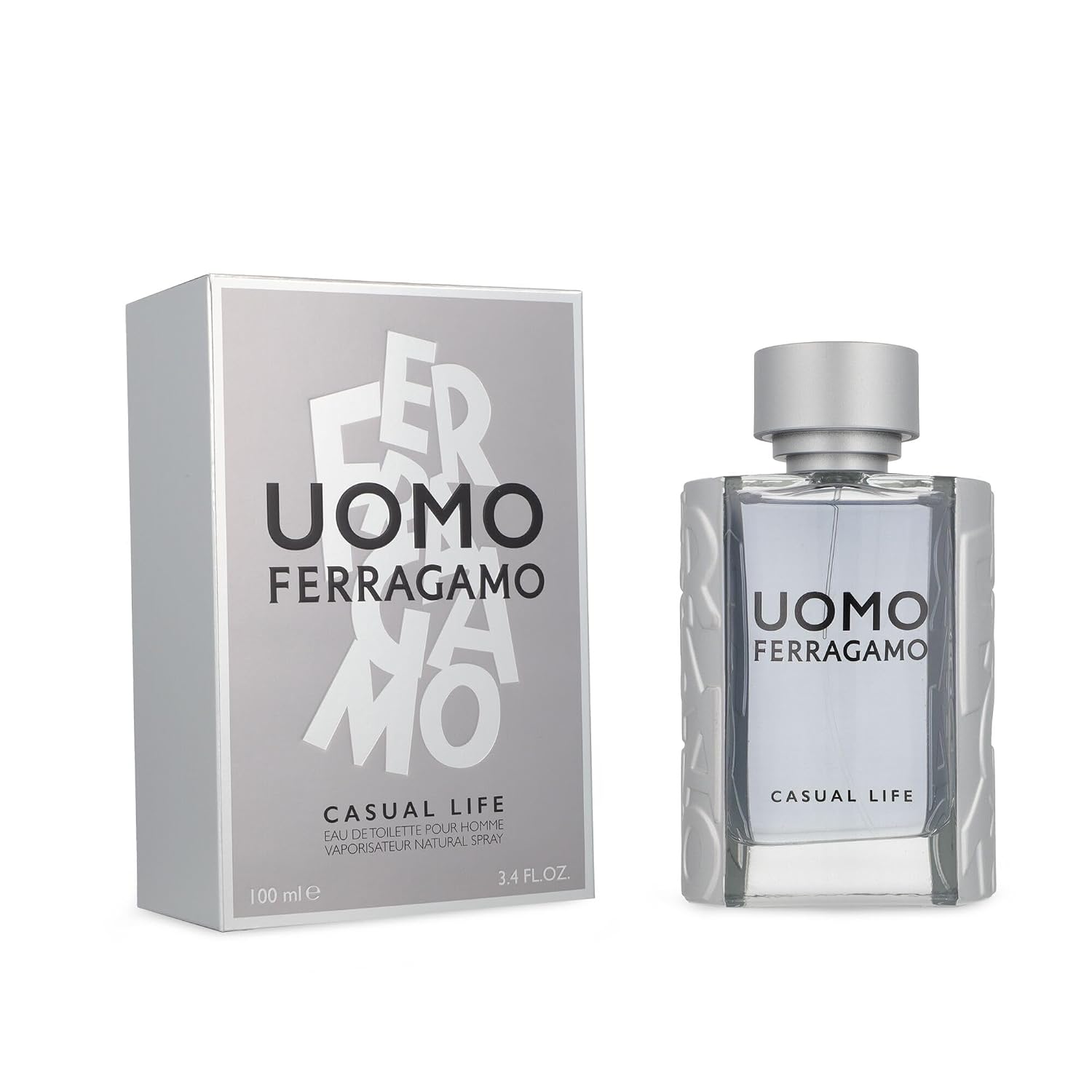 FERRAGAMO Uomo Ferragamo Casual Life Eau de Toilette Pour Homme, Cologne Spray for Men